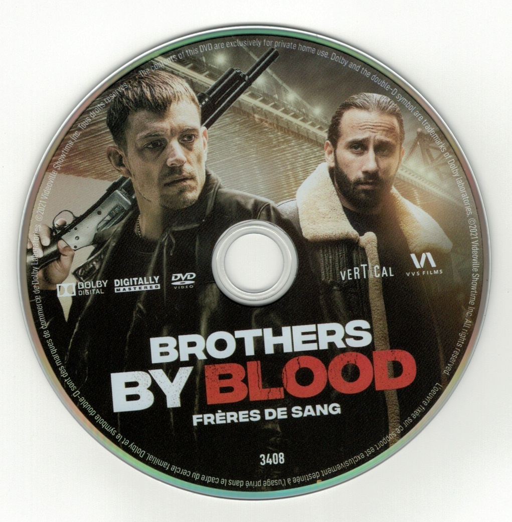 Brothers By Blood (DVD disc) 2020 Joel Kinnaman, Matthias Schoenaerts