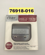 Oster Professional CLASSIC76 Detachable Clipper Blade 0000 1/100" # 076918-016 - $32.66