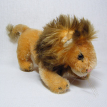 Steiff Vintage Lion LEO? Mohair Plush Lion, Glass Eyes No ID - $50.00
