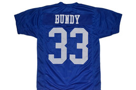 Al Bundy #33 Polk High Married With Children Movie Football Jersey Blue Any Size image 1