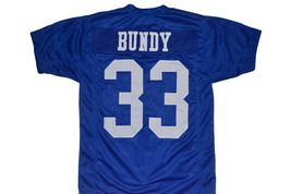 Al Bundy #33 Polk High Married With Children Movie Football Jersey Blue Any Size image 4
