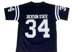 Walter Payton Jackson State Football Jersey Navy Blue Any Size image 2
