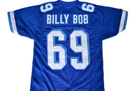 Billy Bob #69 Varsity Blues Movie Football Jersey Blue Any Size image 1