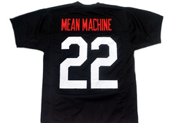 Mean Machine #22 Longest Yard Movie Men Football Jersey Black Any Size image 4