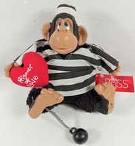 Russ Berrie Kathleen Kelly &quot;Prisoner of Love&quot; #2086 resin w bean bag ape... - $19.79