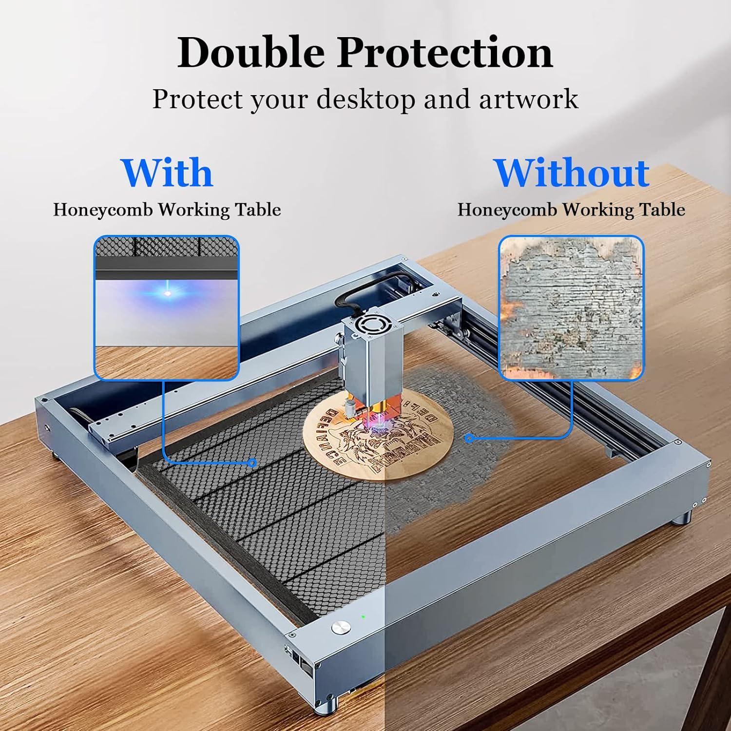 Honeycomb Working Table 400 x 400 x 22mm Honeycomb Laser Bed for Laser  Engravers