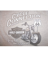 Harley Davidson Motorcycles Joplin Missouri Grey 90/10 Graphic Print T S... - $20.38