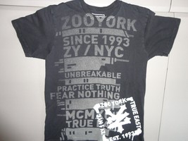 Black Zoo York &quot;True East&quot;  T Shirt M Free US Shipping - $17.13