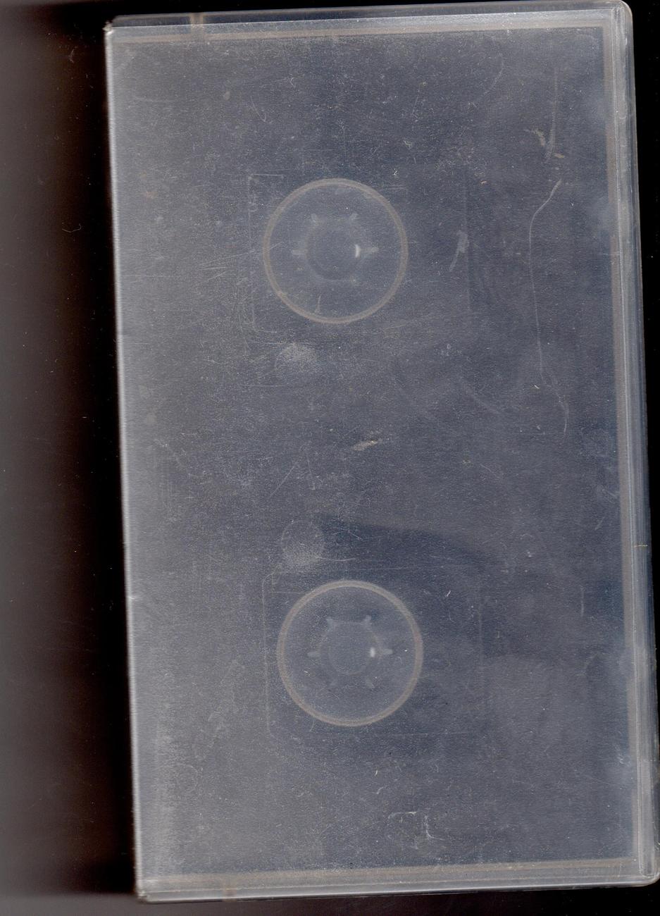 VHS Plastic Video Storage Case 2 Translucent cases Media Cases