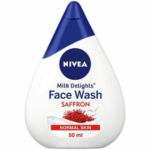 Nivea Face Wash for Normal Skin, Milk Delights Saffron 50 ml - $8.36