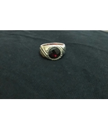 Red Garnet Silver Ring. - $246.00