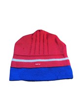 Rare Steffner Made in Austria Pure Wool Beanie/Ski Hat Red White & Blue - $29.65