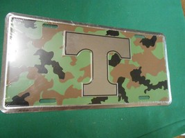 Great New License Plate Tag- University Of Tennessee...."Camo" Design - $17.41
