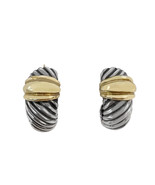 Vintage David Yurman Two-Tone French Clip Earrings  - $775.00