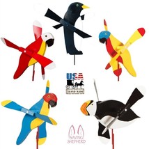 PENGUIN WIND SPINNER - Amish Handmade Whirlybird Weather Resistant Whirl... - $84.97