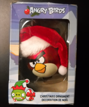 Commonwealth Christmas Ornament 2013 Angry Birds Bulb in Santa Cap Original Box - $7.99