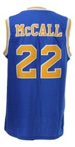 McCall #22 Crenshaw High Love And Basketball Movie Jersey New Blue Any Size image 2