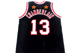 Wilt Chamberlain Custom Harlem Globetrotters Basketball Jersey Black Any Size image 2