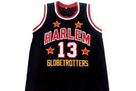 Wilt Chamberlain Custom Harlem Globetrotters Basketball Jersey Black Any Size image 1