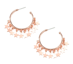 Paparazzi Happy Independence Day Copper Hoop Earrings - New - $4.50