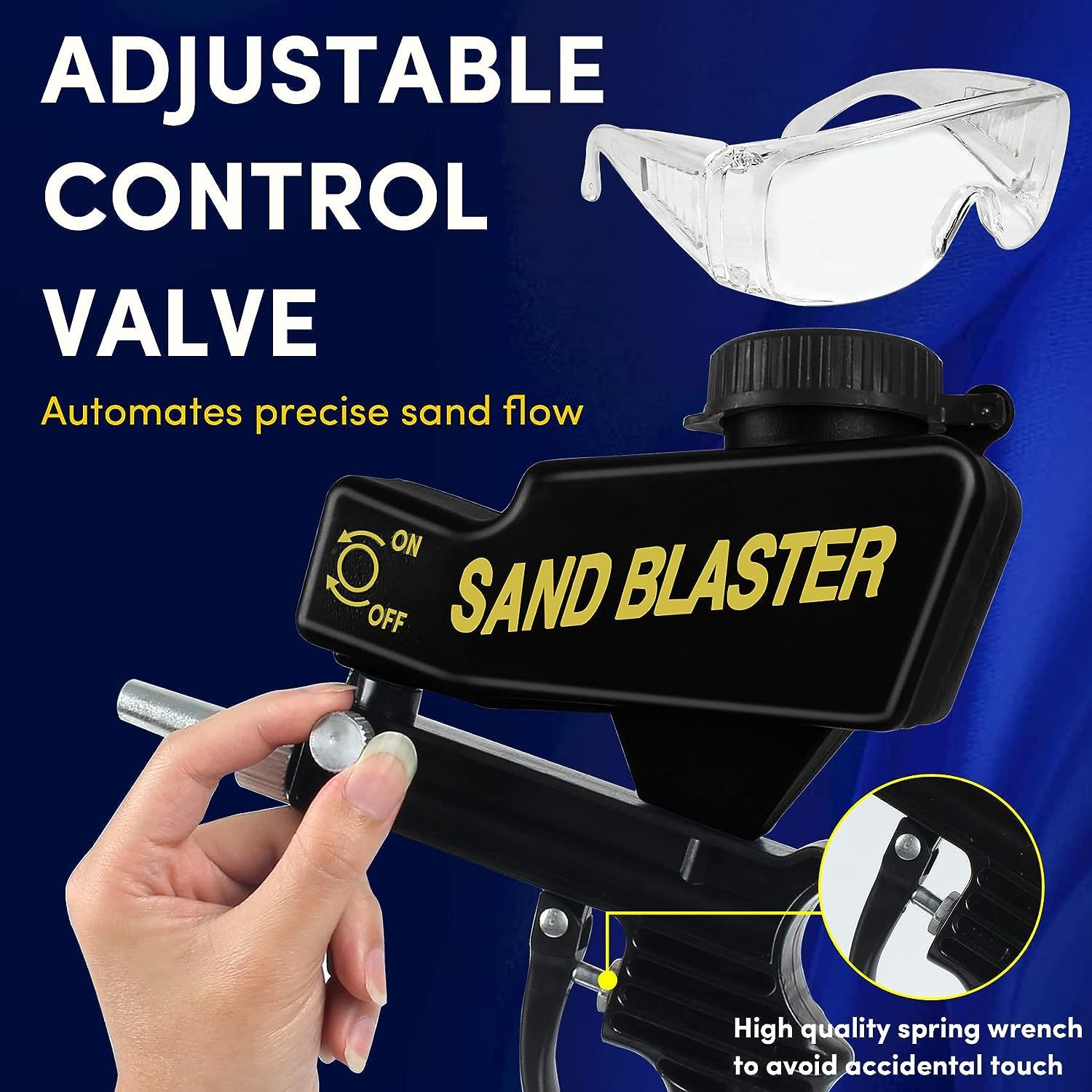 Sand Blaster Gun Kit, Portable Handy Sand and 50 similar items