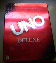 UNO Deluxe  Game In Tin Container -Complete - $16.00
