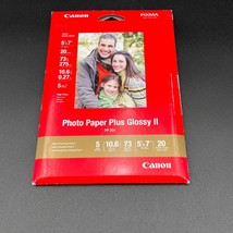 Canon Photo Paper Plus Glossy II - 5&quot;x7&quot;, 20 Sheets - $5.94