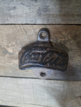 Coca-Cola Replica Cast Iron Wall Mount Beer Bottle Opener Brown - $9.79