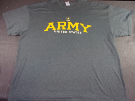 DISCONTINUED GRAY UNITED STATES ARMY SHORT SLEEVE T-SHIRT 2XL - $22.27
