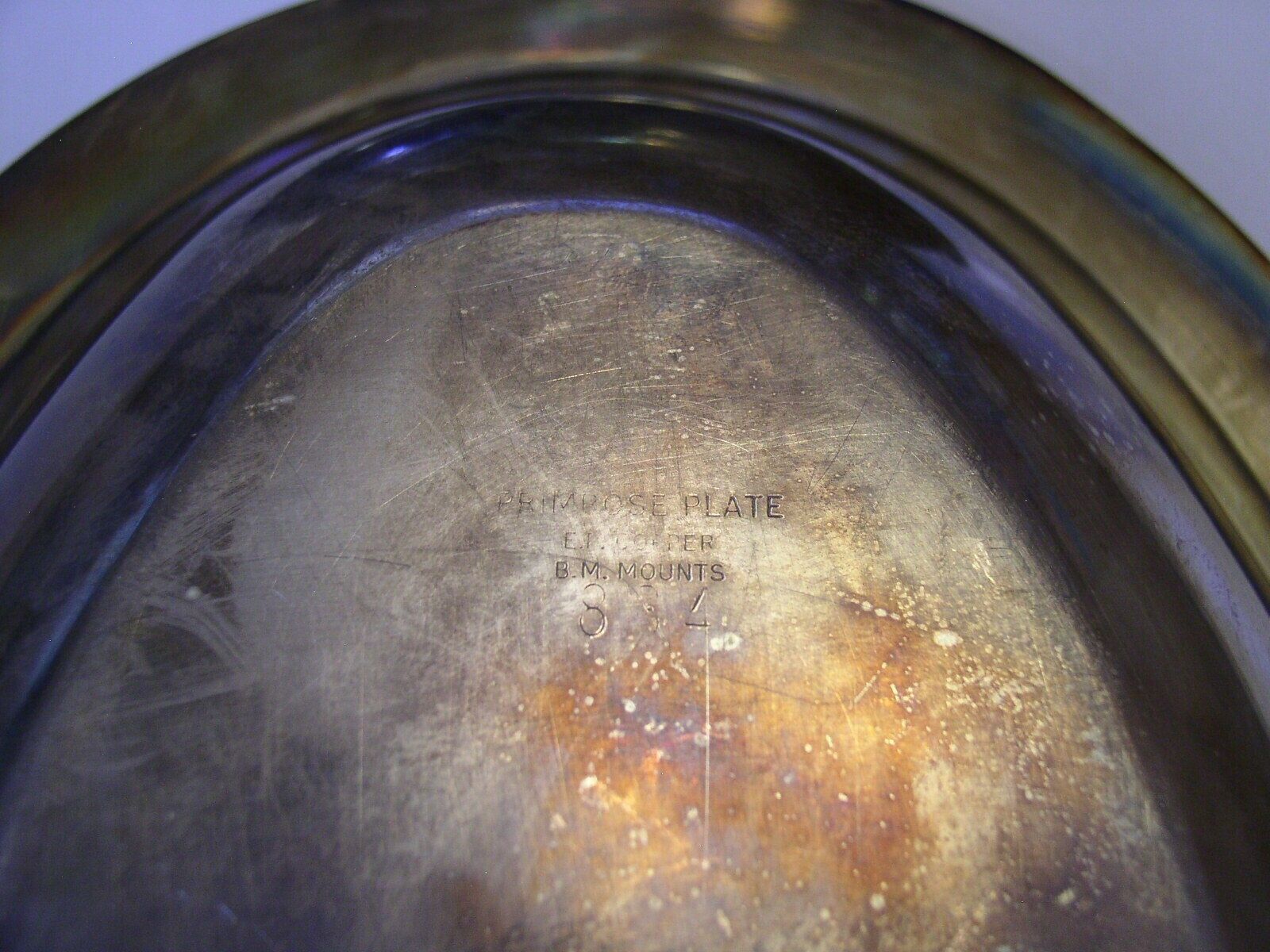 1960's Thermos Primrose Plate E.P. Copper Ice -  Sweden