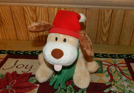 Hallmark Christmas Puppy Dog Shakes Tail and Barks Jingle Bells See Demo - $15.81
