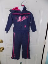 Levi&#39;s 2 PC Blue/Pink Outfit Size 24 Months Girl&#39;s EUC - $20.80