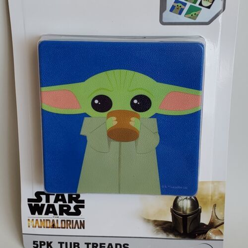 Star Wars Bath Tub Treads Shower Mandalorian Baby Yoda Kids Bathroom