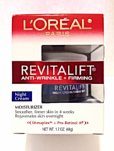New Loreal Revitalift Anti-Wrinkle + Firming Night Cream Skin Moisturize... - $20.00