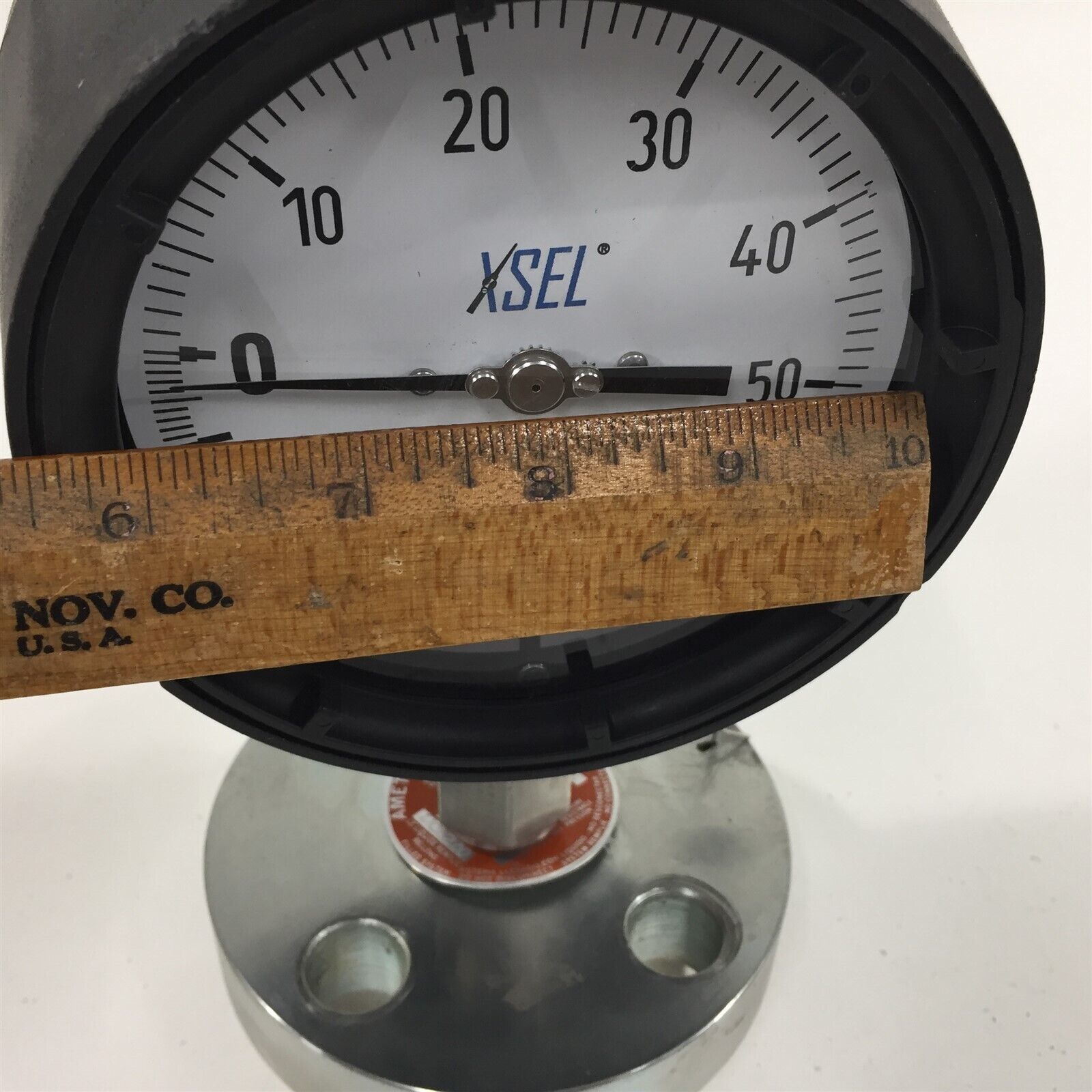 WIKA Xsel 30"hg060PSI Vac Pressure Gauge Stainless With Ametek