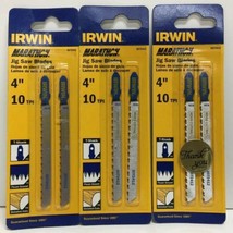 Irwin Marathon 3072412 4&quot; 10 TPI  Wood Jig Saw Blades Pack of 4 - $19.79