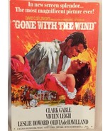 Gone With The Wind "Movie Poster" TIN SIGN - Vintage 1967 Nostalgia - $5.94