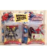 Marvel Ultimate SpiderMan Rocket Ramp + Flip Doc Ock Power Webs Figure 2... - $12.94