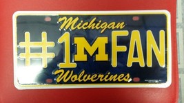 NCAA Michigan Wolverines Metal #1 Fan License Plate - $12.49