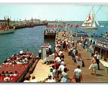 Inlet Pier Atlantic City New Jersey NJ UNP Chrome Postcard L18 - $1.93