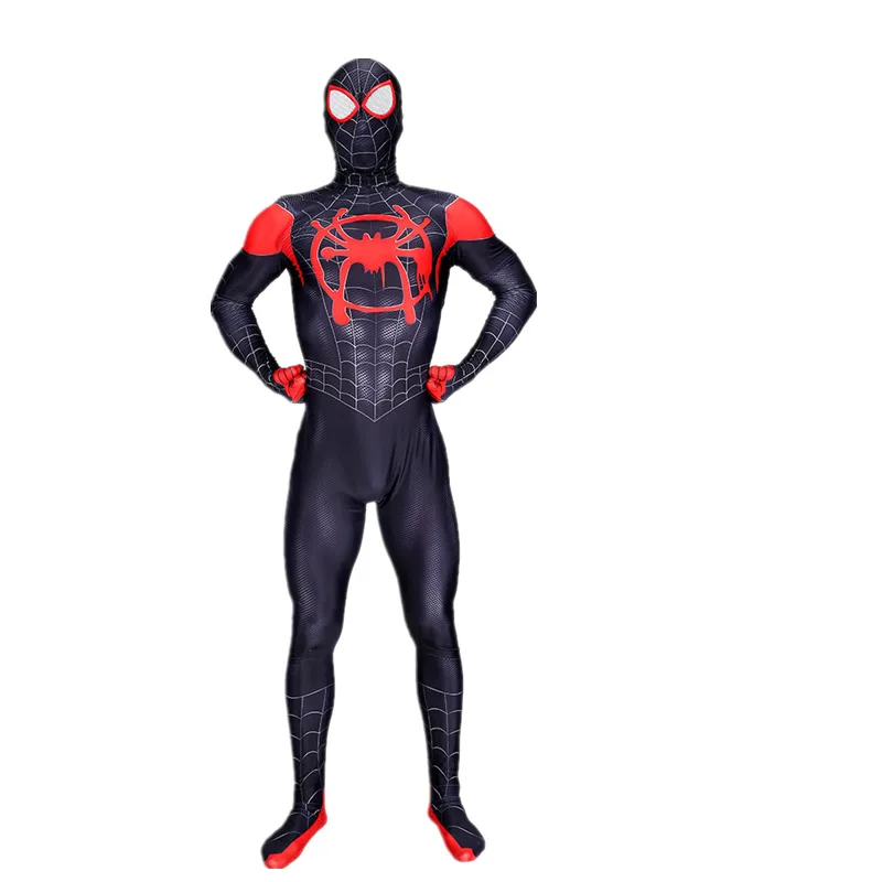 Miles Morales Costume Cosplay 3D Print Lycra Spandex Into the Verse ...