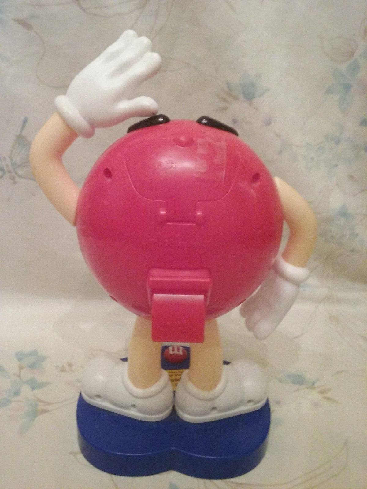 Red m&m Candy Hard Plastic 5.5" Figure With Rubber Arms