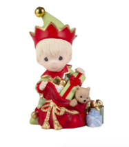 Precious Moments Christmas Annual Elf Figurine New 2022 221013 - $49.49