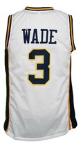 Dwyane Wade Custom College Basketball Jersey Sewn White Any Size image 2