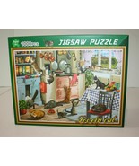 Lovely Cat with Poster  DCBA HGFE 1000 Piece Jigsaw Puzzle 27&quot; x 19&quot;0 - $15.84