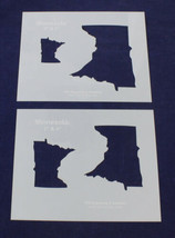 State of Minnesota Stencil 2 Piece Set- 4 Image Sizes - $24.54