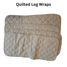 Quilted Horse Leg Wraps Set of 4 USED image 1