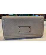 Kate Spade Sandra Baxter Street Pebbled Leather Flap Clutch Wallet WLRU1... - $34.00