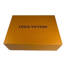 Louis Vuitton Authentic Orange Empty Gift Box + Dust Bag 14x10x5