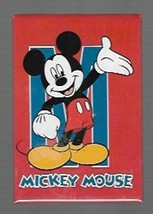 Mickey Mouse Red Rectangular Souvenir Magnet from Walt Disney World  - $6.42